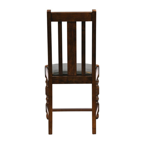 Thame Dining Chair in Vintage Wood with Bison Cedar Seat (6 Pack)