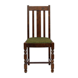 Thame Dining Chairs in Vintage Wood with Shetland Forest Seat (6 Pack)