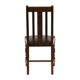 Thame Dining Chair in Vintage Wood with Shetland Smoke Seat (6 Pack)