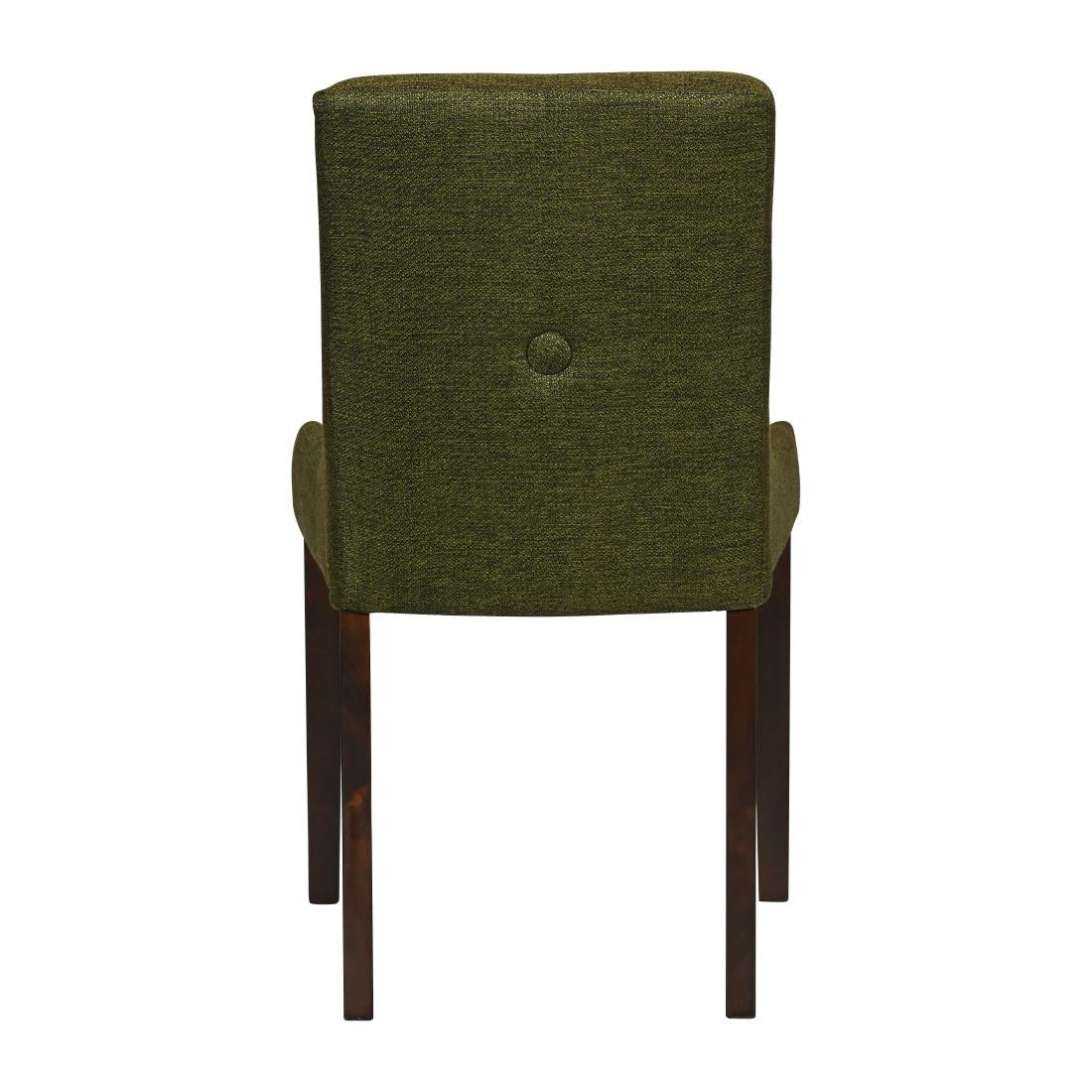 Bath Walnut Dining Chair with Forest Back & Espresso Seat (6 Pack)