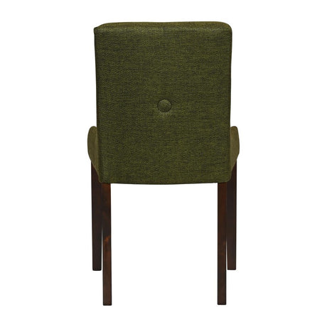 Bath Walnut Dining Chair with Forest Back & Espresso Seat (6 Pack)