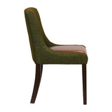 Bath Walnut Dining Chair with Forest Back & Espresso Seat (6 Pack)