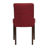 Bath Walnut Dining Chair with Scarlett Back & Espresso Seat (6 Pack)