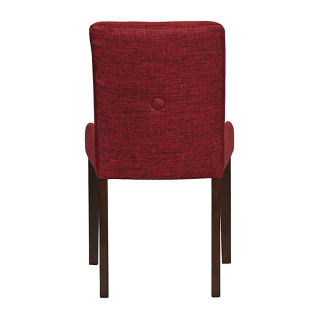 Bath Walnut Dining Chair with Scarlett Back & Espresso Seat (6 Pack)