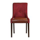 Bath Walnut Dining Chair with Scarlett Back & Espresso Seat (6 Pack)