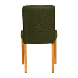 Bath Soft Oak Dining Chair with Forest Back & Espresso Seat (6 Pack)