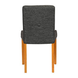 Bath Soft Oak Dining Chair with Smoke Back & Tan Seat (6 Pack)