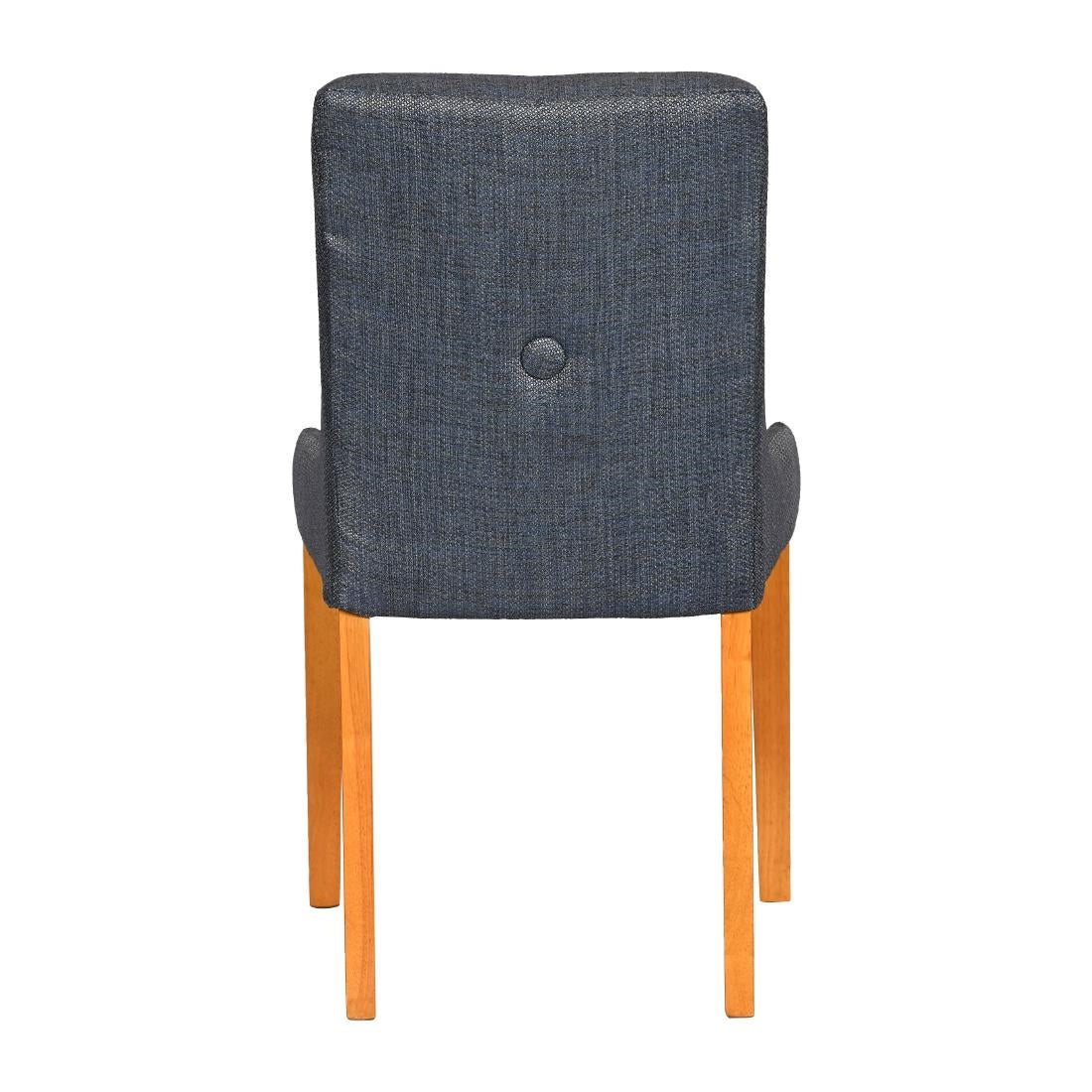 Bath Soft Oak Dining Chair with Sea Back & Tan Seat (6 Pack)