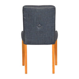 Bath Soft Oak Dining Chair with Sea Back & Tan Seat (6 Pack)