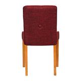 Bath Soft Oak Dining Chair with Scarlett Back & Espresso Seat (6 Pack)