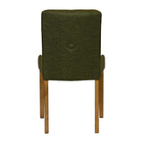 Bath Weathered Oak Dining Chair with Forest Back & Espresso Seat (6 Pack)