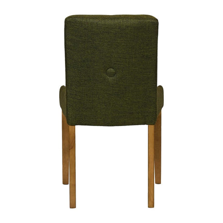 Bath Weathered Oak Dining Chair with Forest Back & Espresso Seat (6 Pack)
