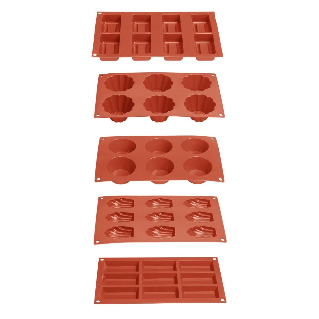 Vogue Silicone Brioche Mould 6 Cup