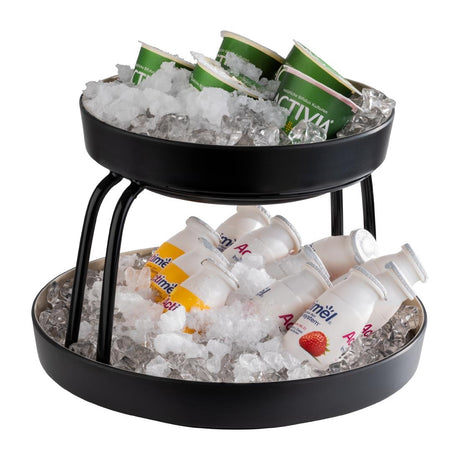 APS Frida Bowls with Drip Trays Insert 255mm (2 Pack)