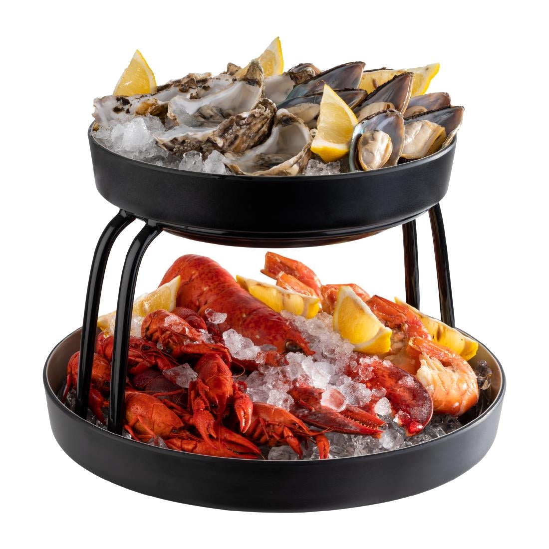 APS Frida Bowls with Drip Trays Insert 255mm (2 Pack)