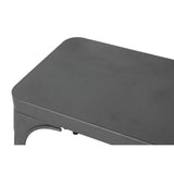 Bolero Bistro Metal Benches Gunmetal 1000mm (2 Pack)