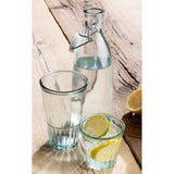 Olympia Recycled Glasses Fluted Rocks Tumblers 250ml (6 Pack)