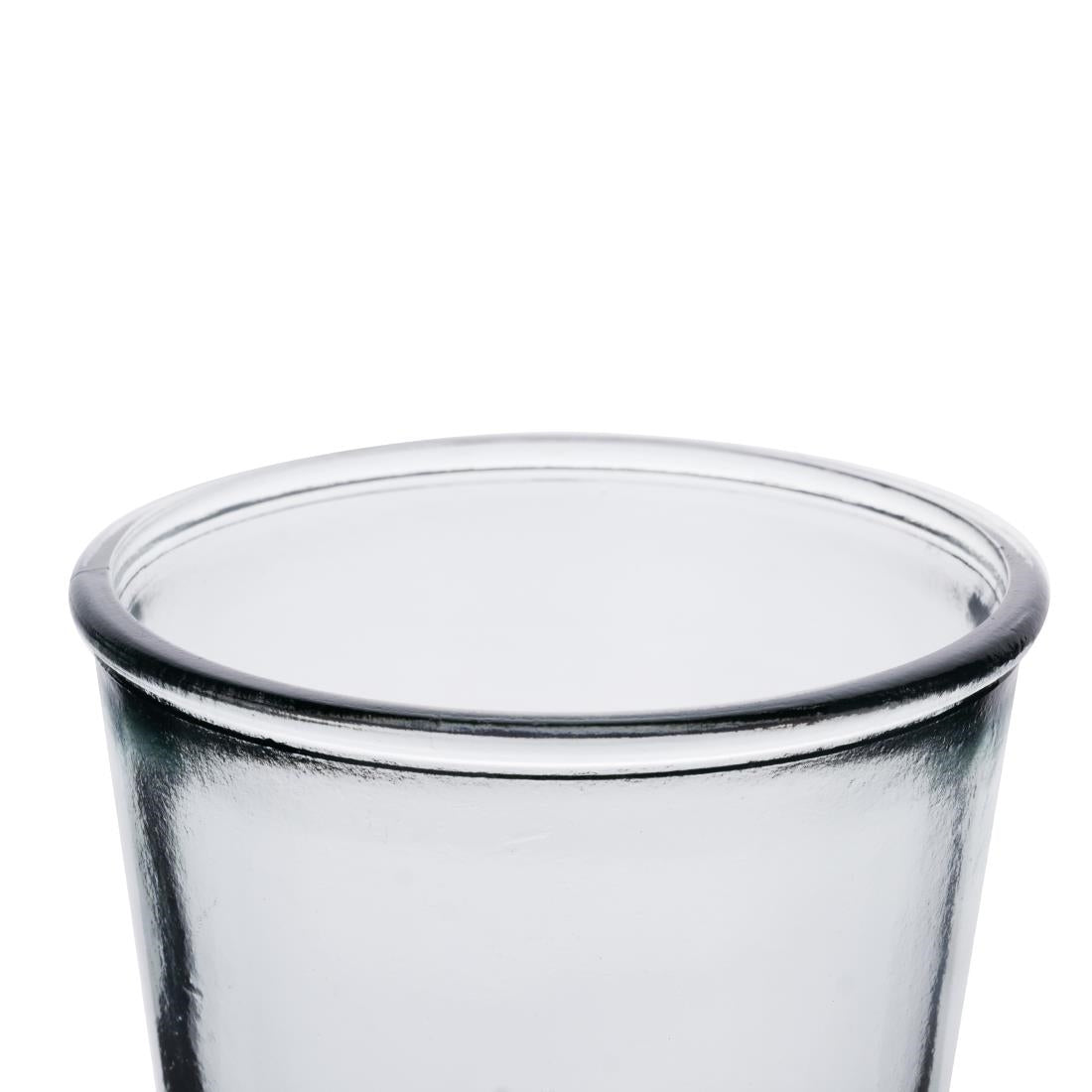 Olympia Recycled Glass Fluted Hi Ball Tumblers 500ml (6 Pack)