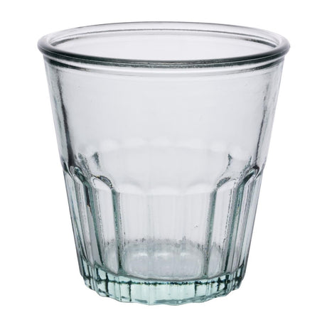 Olympia Recycled Glass Fluted Rocks Tumblers 250ml (6 Pack)