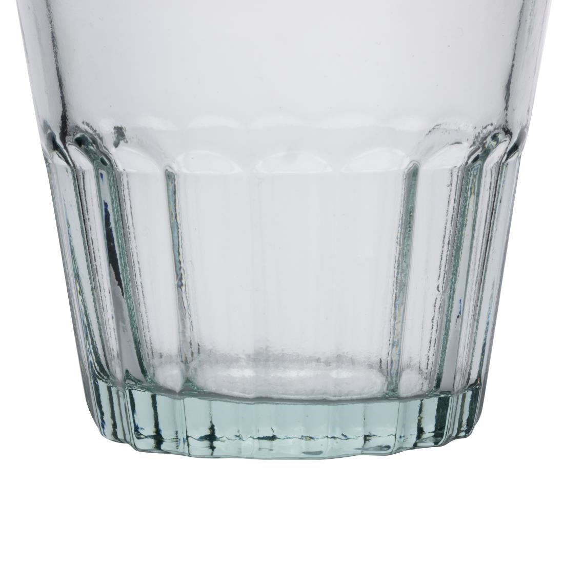 Olympia Recycled Glass Fluted Rocks Tumblers 250ml (6 Pack)