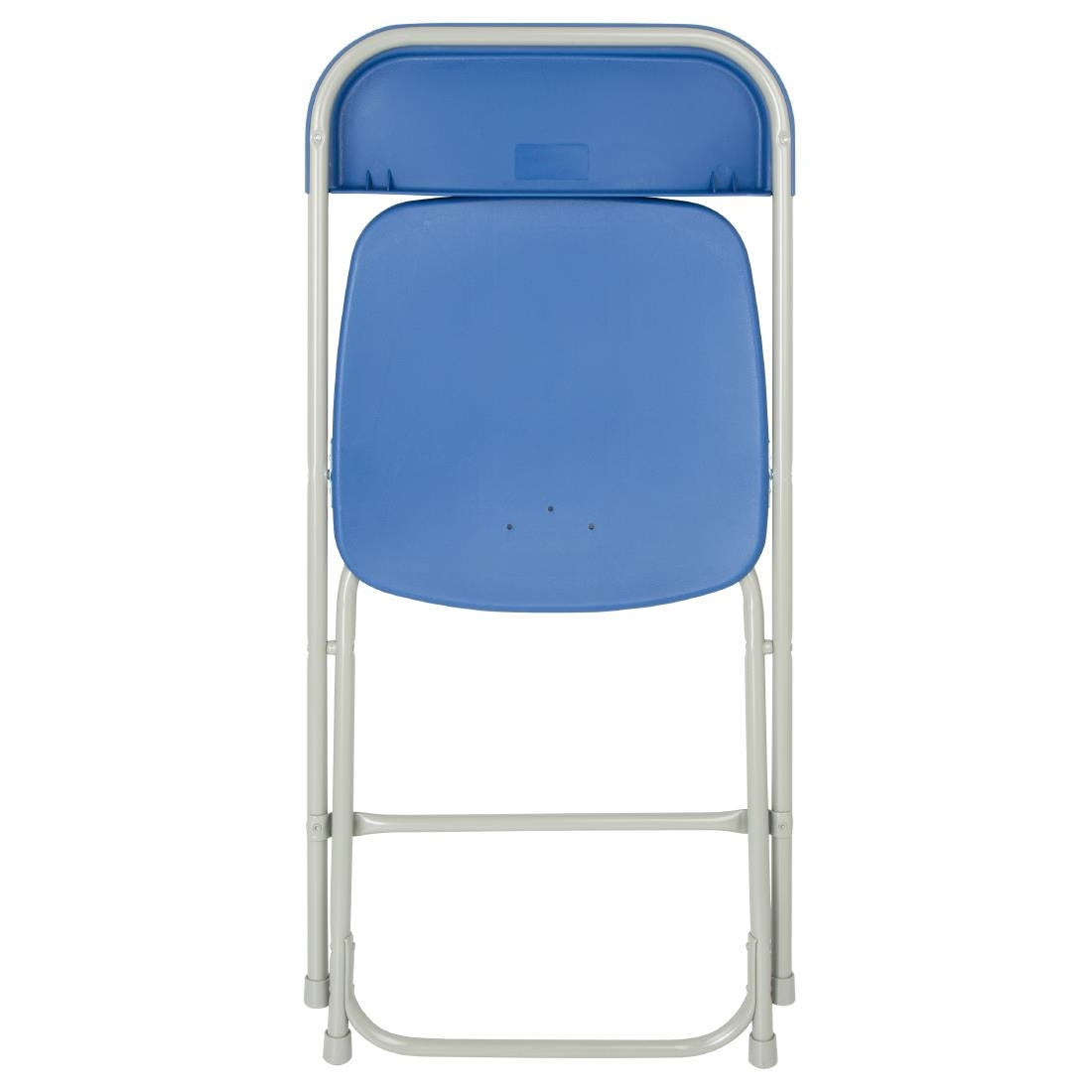 Bolero Folding Polypropylene Chairs Blue (10 Pack)