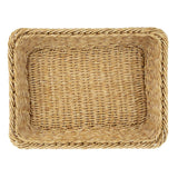 Olympia Polywicker Rectangular Basket Light Brown 300x230mm