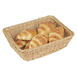 Olympia Polywicker Rectangular Basket Light Brown 300x230mm