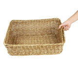 Olympia Polywicker Rectangular Display Basket Light Brown 525x385mm