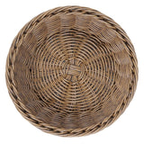 Olympia Polywicker Round Basket Dark Brown 220mm