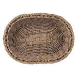 Olympia Polywicker Oval Basket Dark Brown 240x170mm