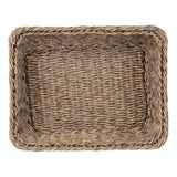 Olympia Polywicker Rectangular Basket Dark Brown 300x230mm