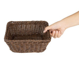 Olympia Polywicker Square Basket Dark Brown 230x230mm
