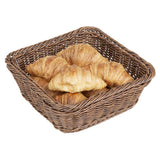 Olympia Polywicker Square Basket Dark Brown 230x230mm
