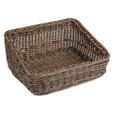 Olympia Polywicker Rectangular Display Basket Dark Brown 360x300mm