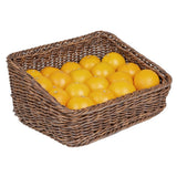 Olympia Polywicker Rectangular Display Basket Dark Brown 360x300mm
