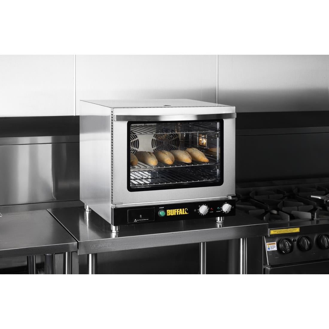 Buffalo Bakery Convection Oven with Steam 66Ltr