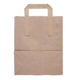 Fiesta Recyclable Flat Handle Brown Paper Bags Medium (250 Pack)