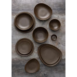 Olympia Ember Low Coupe Bowls Mahogany 230mm (4 Pack)