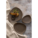 Olympia Ember Triangle Plates Mahogany 308x255mm (4 Pack)