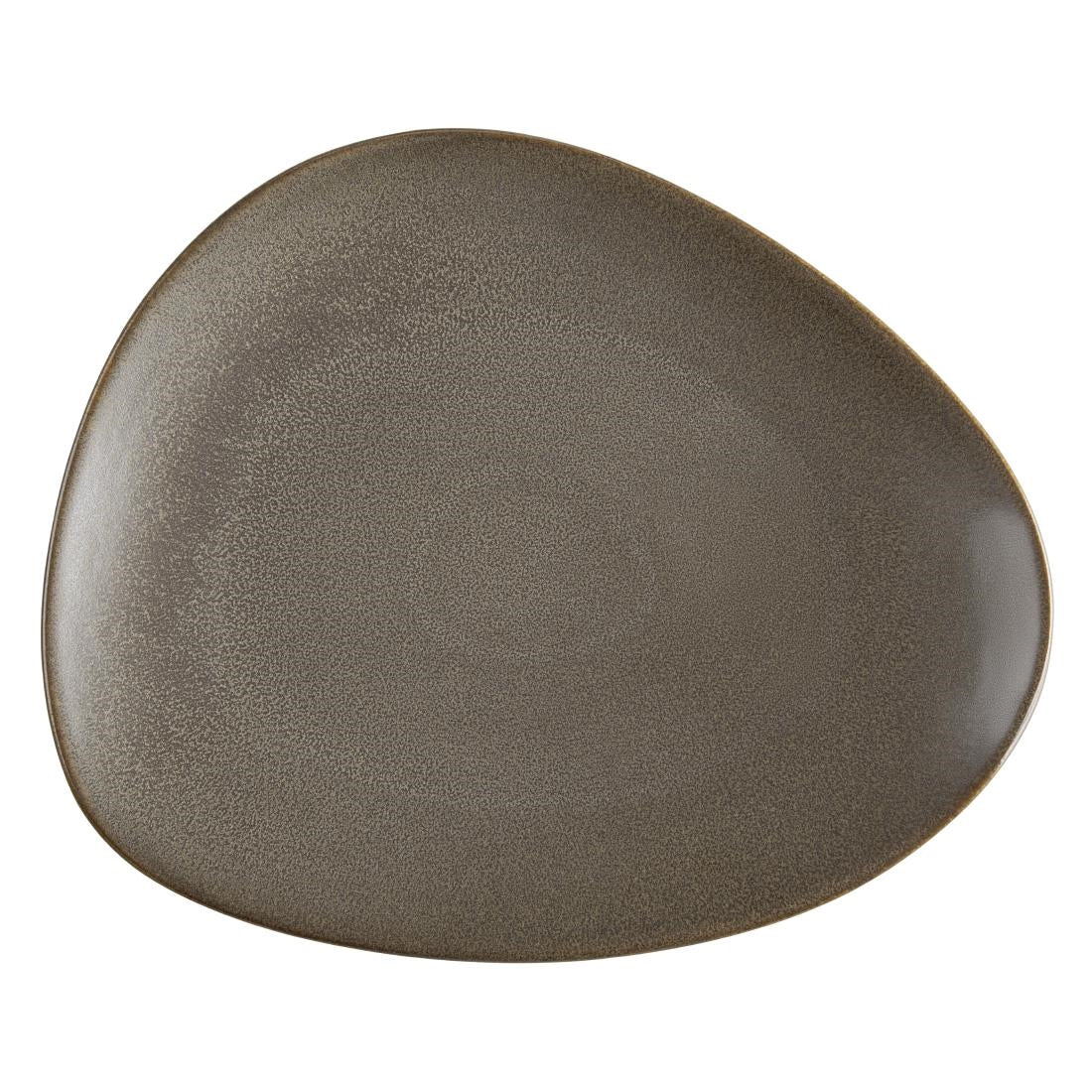 Olympia Ember Triangle Plates Mahogany 308x255mm (4 Pack)