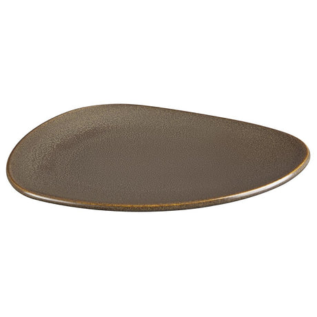 Olympia Ember Triangle Plates Mahogany 250x207mm (6 Pack)