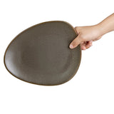 Olympia Ember Triangle Plates Mahogany 250x207mm (6 Pack)