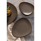 Olympia Ember Triangle Plates Mahogany 190x160mm (6 Pack)