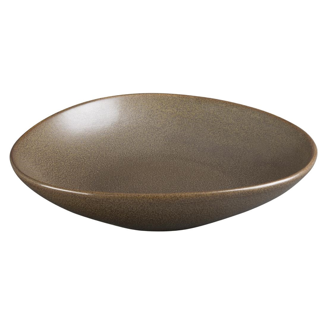 Olympia Ember Triangle Bowls Mahogany 245x220mm (4 Pack)