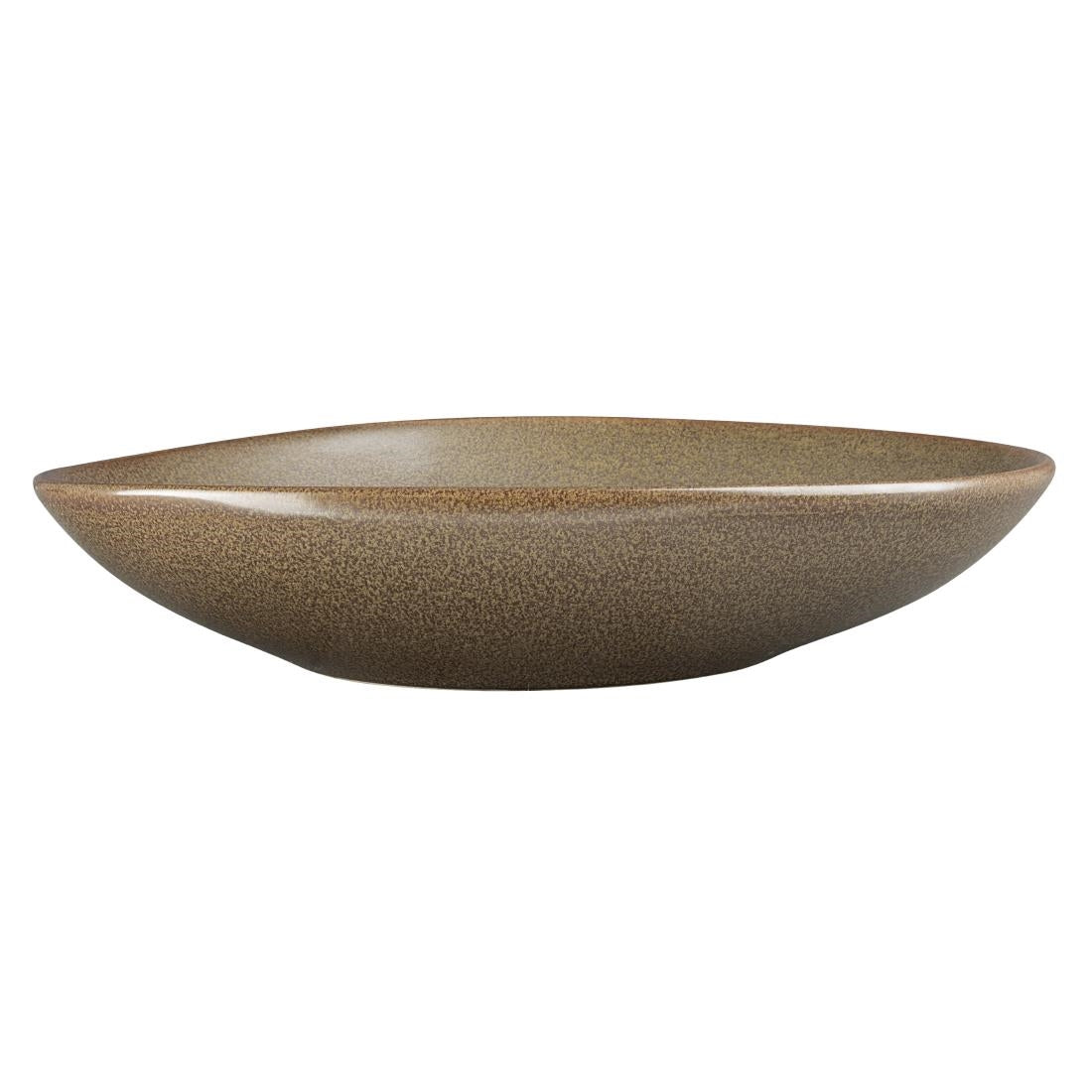 Olympia Ember Triangle Bowls Mahogany 245x220mm (4 Pack)