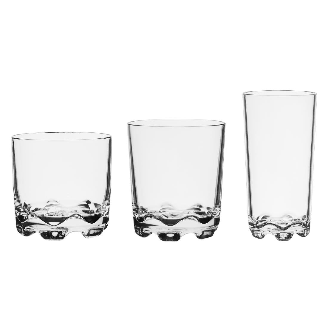 Olympia Kristallon Aspen Polycarbonate Rocks Tumblers 320ml (6 Pack)