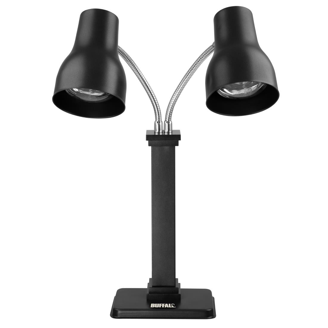 Buffalo Double Heat Lamp Carving Station Matt Black 2x250W