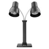Buffalo Double Heat Lamp Carving Station Matt Black 2x250W