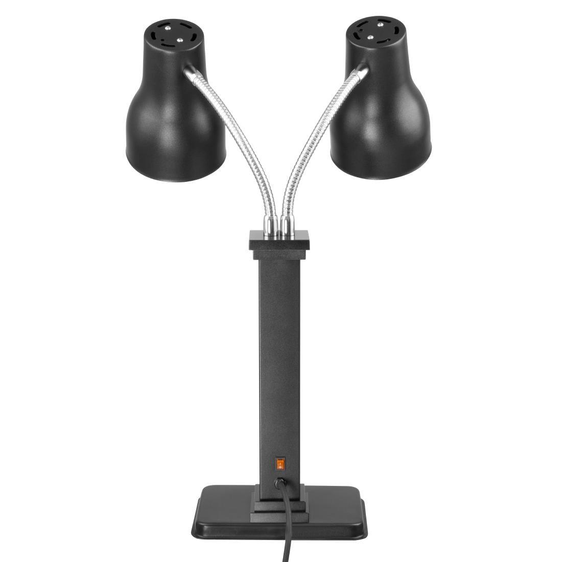 Buffalo Double Heat Lamp Carving Station Matt Black 2x250W