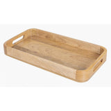 Olympia Mango Wood Deep Sided Rectangular Tray 230x430mm